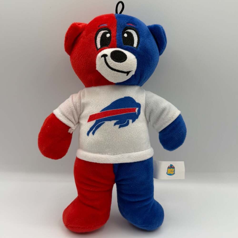 Good Stuff Buffalo Bills Red and Blue Teddy Bear Plush with T-Shirt